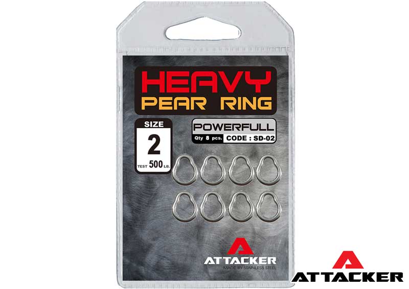 โซลิดริง ATTACKER HEAVY PEAR RING SD-02