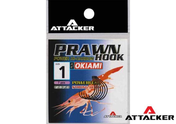 เบ็ดตกกุ้ง ATTACKER PRAWN HOOK OKIAMI