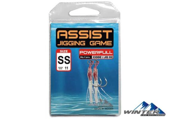 เบ็ดจิ๊กแบบผูก WINTER ASSIST JIGGING GAME รุ่น JG-02