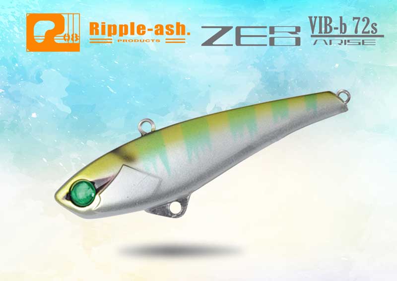 เหยื่อปลอม เหยื่อกระดี่ Ripple-Ash Zero Arise VIB-b 72S Fishing Bait Lure