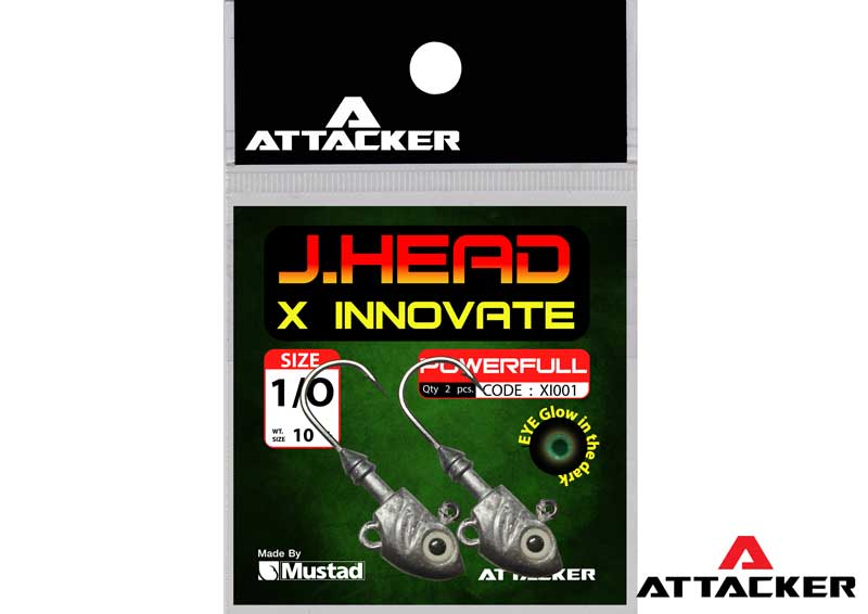 เบ็ดหัวจิ๊ก ATTACKER J.HEAD X INNOVATE รุ่น XI001