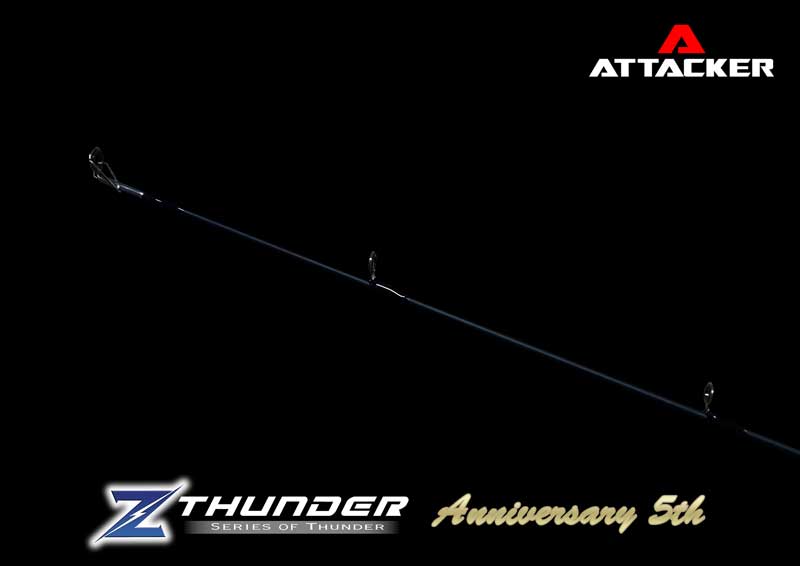 คันเบ็ดตกปลา คันตีเหยื่อปลอม ATTACKER "Z-THUNDER" รุ่น Anniversary 5th แบบเบทคาสติ้ง