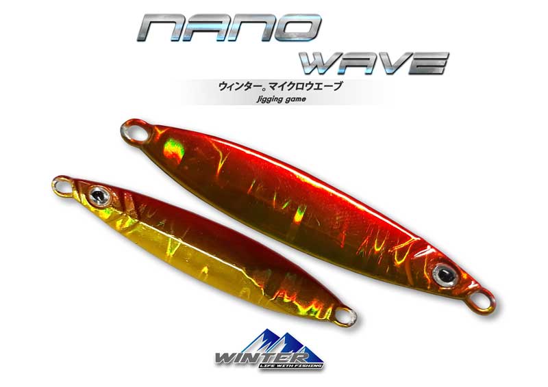 เหยื่อปลอม เหยื่อจิ๊กกิ้ง WINTER Nano wave metal Jig Fishing Bait Lure
