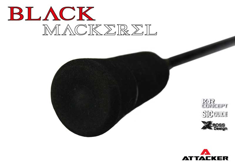 คันเบ็ตตกปลา คันจิ๊กกิ้ง ATTACKER "BLACK MACKEREL" High Quality Jigging Rod