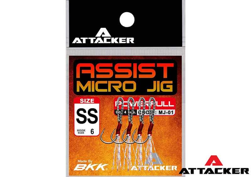 ตัวเบ็ดตกปลา เบ็ดจิ๊ก Attacker ASSIST MICRO JIG รุ่น MJ-01 – RIGGER ผู้ ...