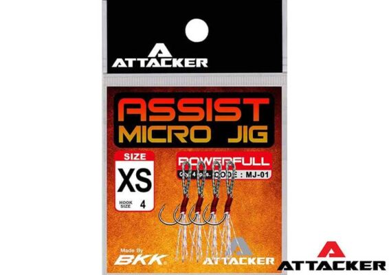 ตัวเบ็ดตกปลา เบ็ดจิ๊ก Attacker ASSIST MICRO JIG รุ่น MJ-01