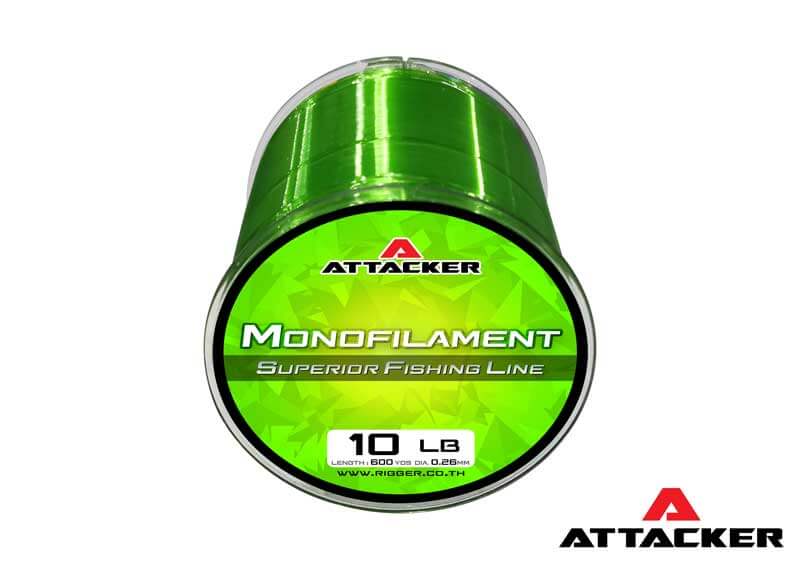 สายตกปลา สายเอ็นตกปลา ATTACKER “MONOFILAMENT Superior Fishing Line ...