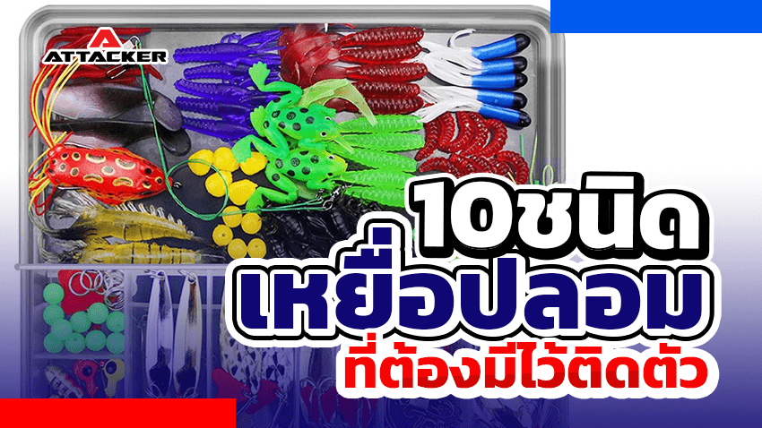 10 ชนิดของเหยื่อปลอมที่ควรมีติดตัวไว้เมื่อไปตกปลา