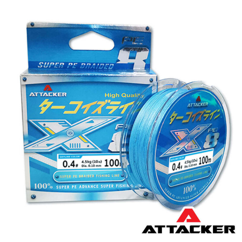สายพีอีตกปลา ATTACKER X8 Super PE Advance