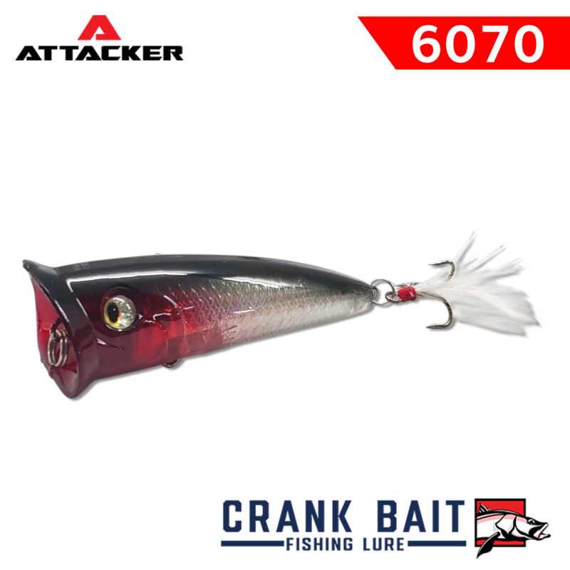 เหยื่อปลอม เหยื่อตกปลา ATTACKER CRANK BAIT Fishing Bait Lure 6070 SINKING