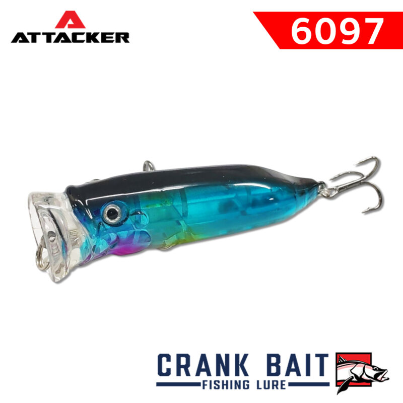เหยื่อปลอม เหยื่อตกปลา ATTACKER CRANK BAIT Fishing Bait Lure 6097 FLOATING